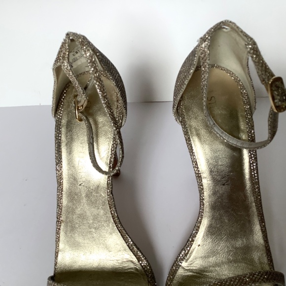 Stuart Weitzman NUDIST STRAP HEELS 9 - Picture 7 of 15
